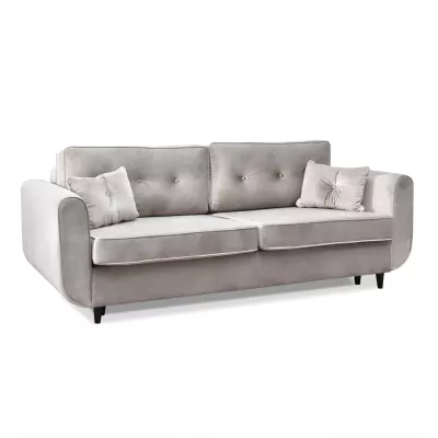 Schlafsofa LALESKA – beige/schwarz