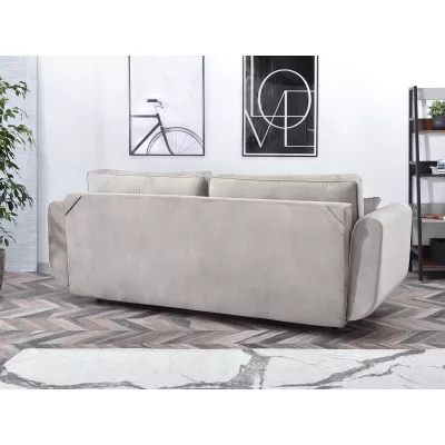 Schlafsofa LALESKA – beige/schwarz