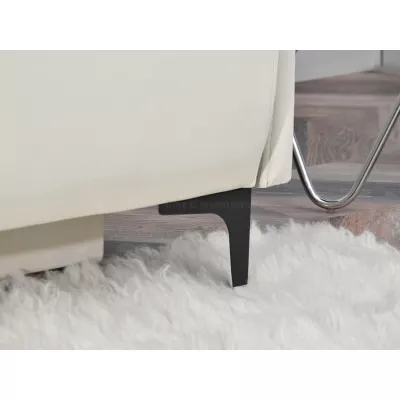 Sofa mit Stauraum NORGE – creme/schwarz