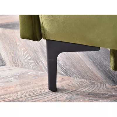 Sofa mit Stauraum NORGE - oliv/schwarz
