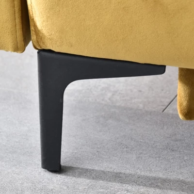 Sofa mit Stauraum NORGE - Gold/Schwarz