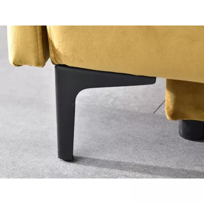 Sofa mit Stauraum NORGE - Gold/Schwarz