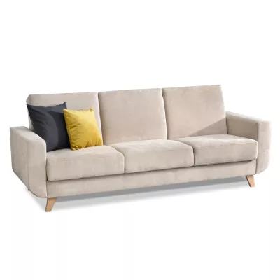 HOLMARA Schlafsofa - beige / Buche