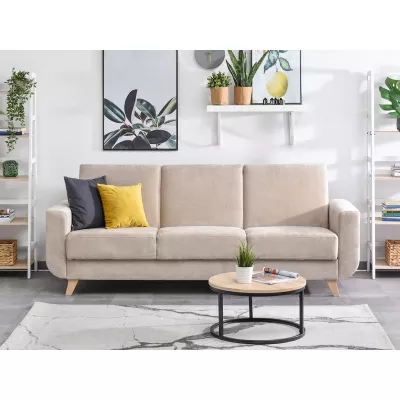 HOLMARA Schlafsofa - beige / Buche