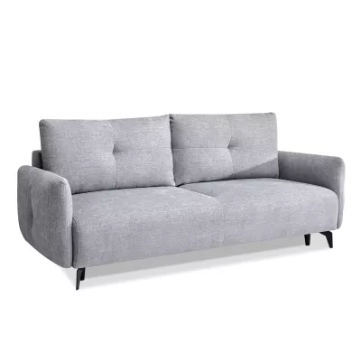 Schlafsofa MIGDALIA – Hellgrau/Schwarz