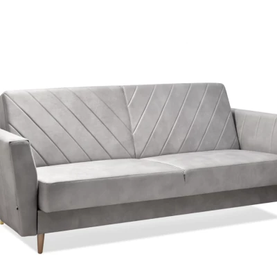 Sofa mit Stauraum ZUHURA - grau/buche