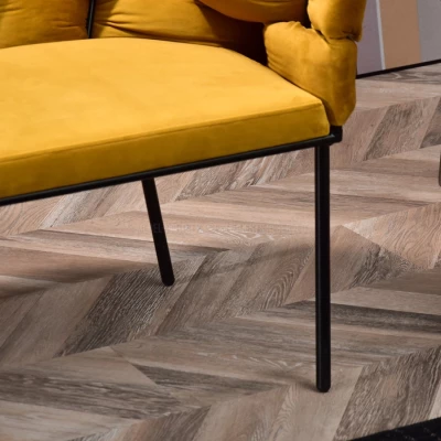 Designer-Sessel BARTOL – Honig/Schwarz
