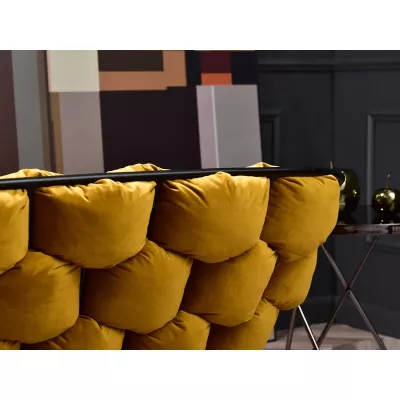 Designer-Sessel BARTOL – Honig/Schwarz