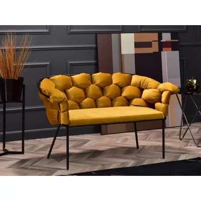 Designer-Sessel BARTOL – Honig/Schwarz