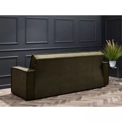 Dreisitzer-Sofa IRCHAD – Moos/Chrom