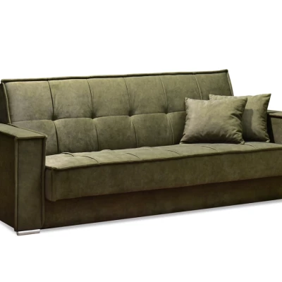 Dreisitzer-Sofa IRCHAD – Moos/Chrom