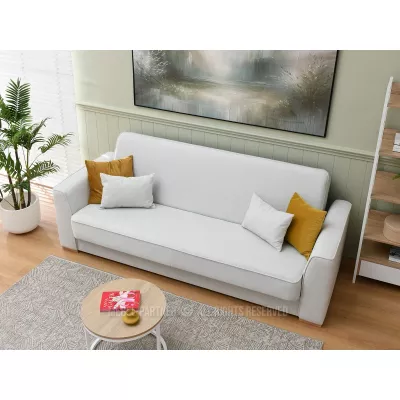 Schlafsofa EMILIANA - grau / Buche