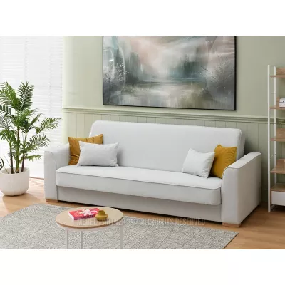 Schlafsofa EMILIANA - grau / Buche