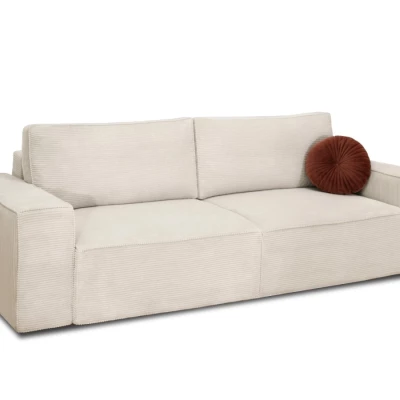 Sofa mit Stauraum ODELIN – creme/schwarz