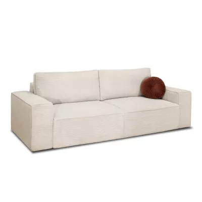 Sofa mit Stauraum ODELIN – creme/schwarz