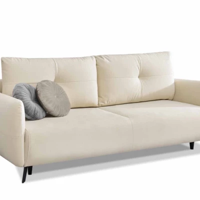 Schlafsofa MIGDALIA – beige/schwarz