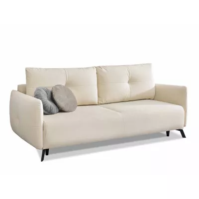 Schlafsofa MIGDALIA – beige/schwarz