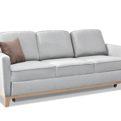 NOHEMA Schlafsofa - grau / eiche