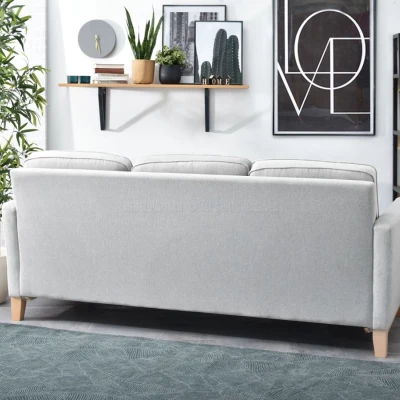 NOHEMA Schlafsofa - grau / eiche