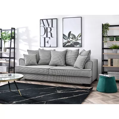 Sofa mit Stauraum MIRNA – schwarz-weiß