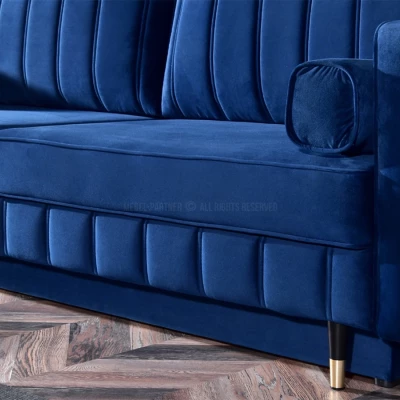 Schlafsofa KARELY – dunkelblau