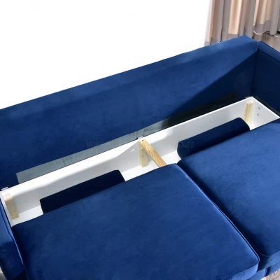 Schlafsofa KARELY – dunkelblau