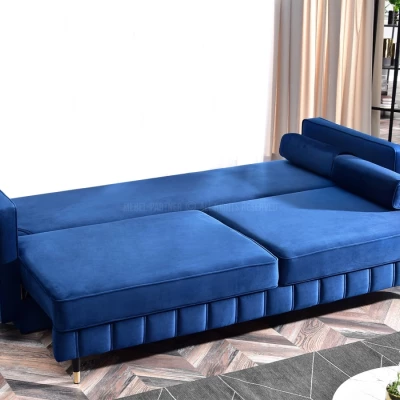 Schlafsofa KARELY – dunkelblau