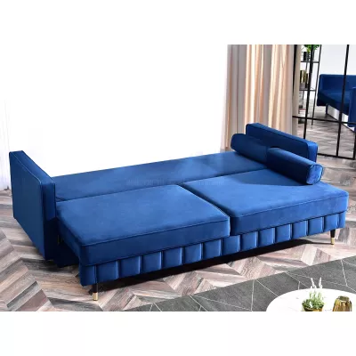 Schlafsofa KARELY – dunkelblau