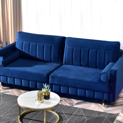 Schlafsofa KARELY – dunkelblau