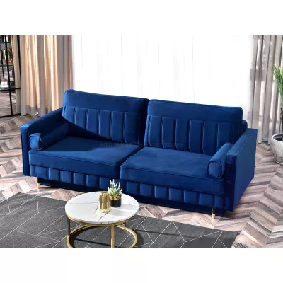 Schlafsofa KARELY – dunkelblau