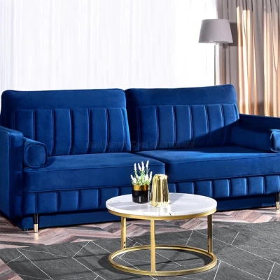 Schlafsofa KARELY – dunkelblau