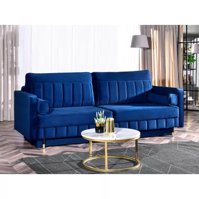 Schlafsofa KARELY – dunkelblau