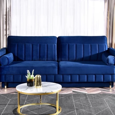 Schlafsofa KARELY – dunkelblau