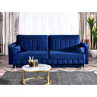Schlafsofa KARELY – dunkelblau