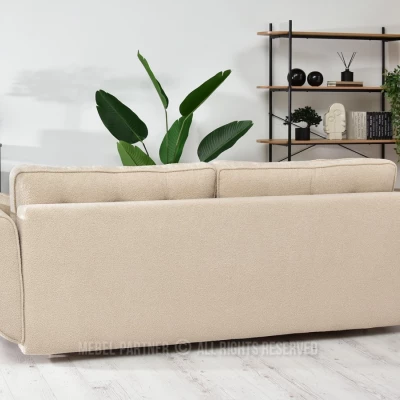 Schlafsofa LALESKA - beige / Buche