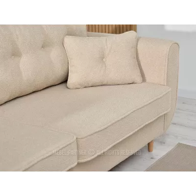 Schlafsofa LALESKA - beige / Buche