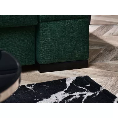 Sofa mit Stauraum AKILI - grün/schwarz