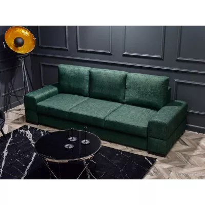Sofa mit Stauraum AKILI - grün/schwarz