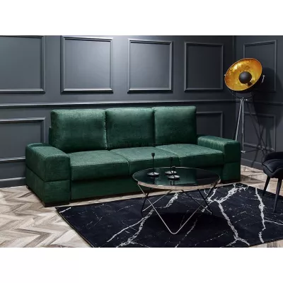 Sofa mit Stauraum AKILI - grün/schwarz