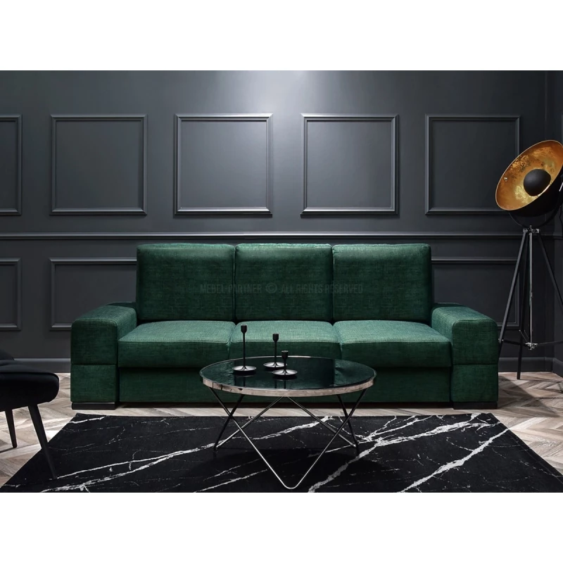 Sofa mit Stauraum AKILI - grün/schwarz