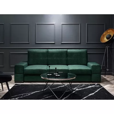 Sofa mit Stauraum AKILI - grün/schwarz