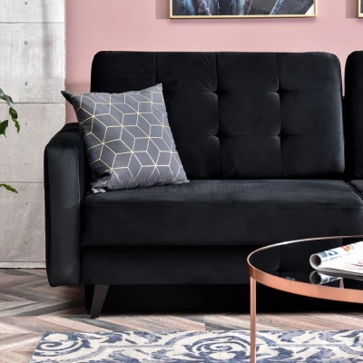 Schlafsofa IRSA – schwarz