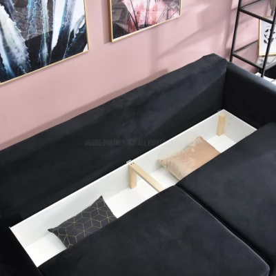 Schlafsofa IRSA – schwarz