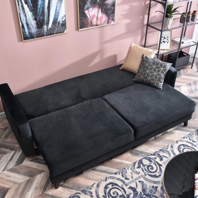 Schlafsofa IRSA – schwarz
