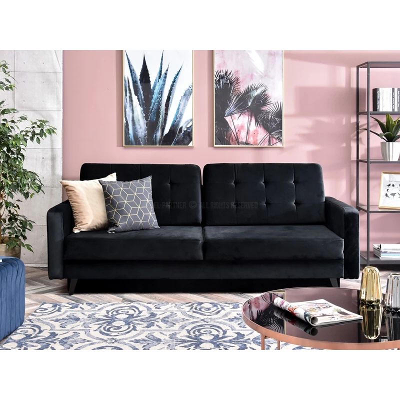 Schlafsofa IRSA – schwarz