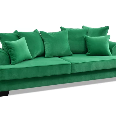Sofa mit Stauraum MIRNA - grün/schwarz