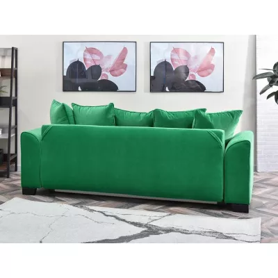 Sofa mit Stauraum MIRNA - grün/schwarz