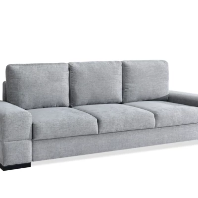 Sofa mit Stauraum AKILI - grau/schwarz