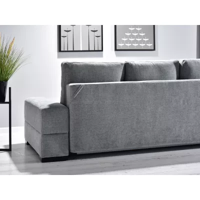 Sofa mit Stauraum AKILI - grau/schwarz