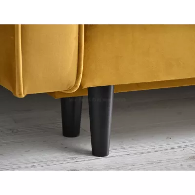 Schlafsofa LUZOLO – Honig/Schwarz